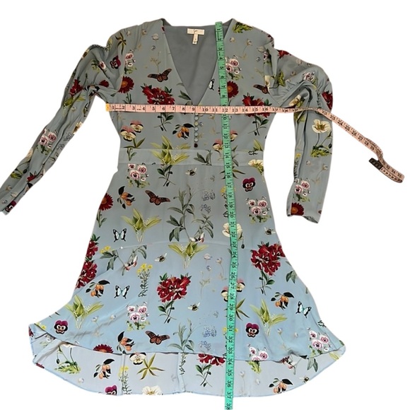 Joie Blue Long Sleeve V-Neck - Picture 11 of 14